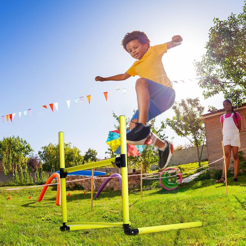 pindaprda Adjustable Hurdles with Scale - Detachable Agility Training Equipment for Track, Soccer & Football, Indoor & Outdoor Use, Ideal for Athletic Jumping & Speed Drills - Image 3